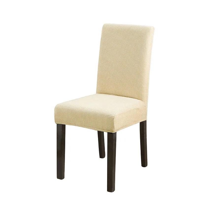 Solid Jacquard Spandex Chair Covers