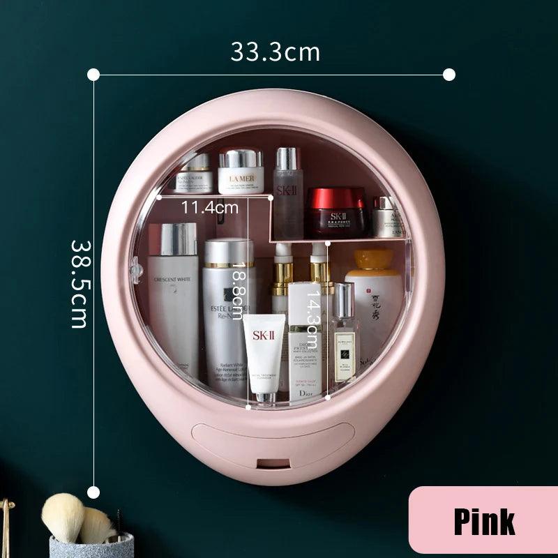 Wall-Mounted Makeup Organizer - Large Capacity Box