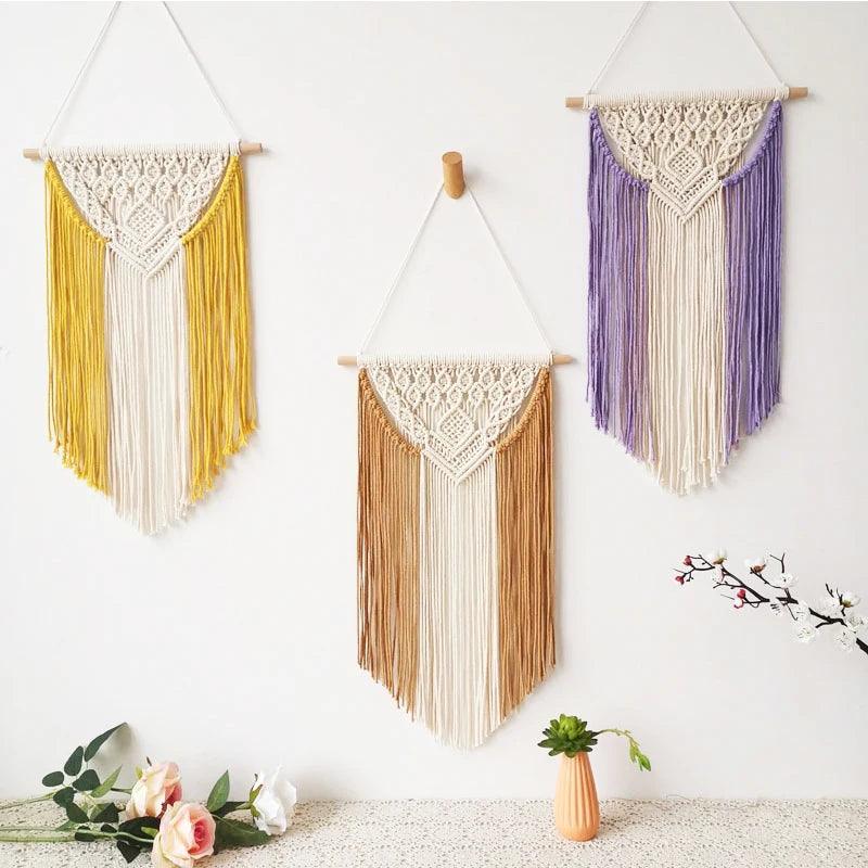 Nordic macramé dreamcatcher