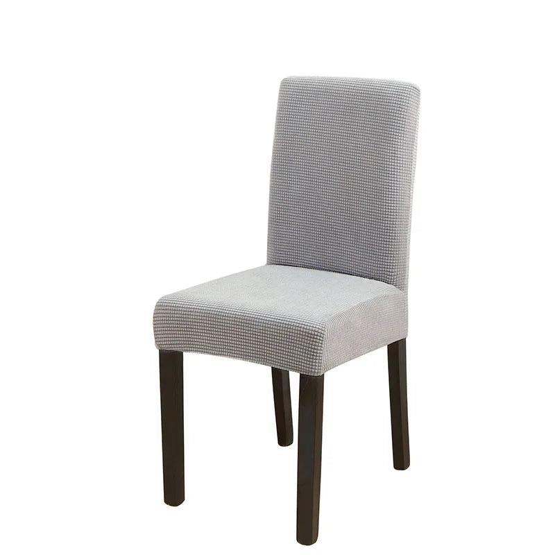 Solid Jacquard Spandex Chair Covers