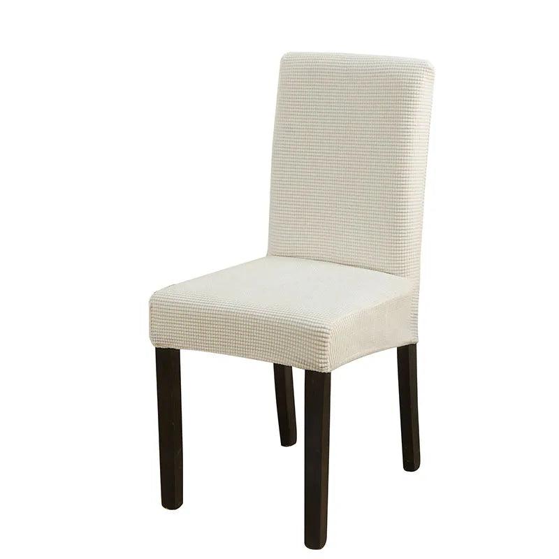 Solid Jacquard Spandex Chair Covers