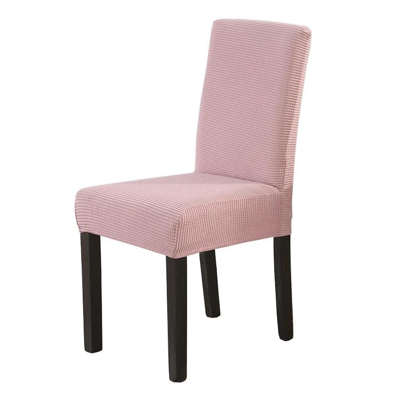 Solid Jacquard Spandex Chair Covers