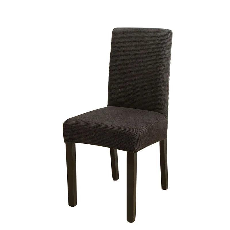 Solid Jacquard Spandex Chair Covers