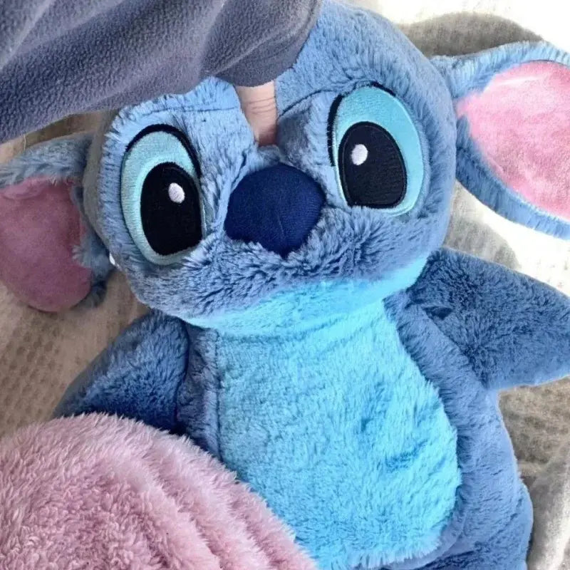 Botella de agua caliente de peluche Kawaii Lilo Stitch