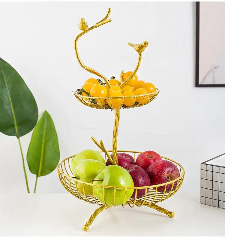 Plato de frutas estilo Feng Shui nórdico