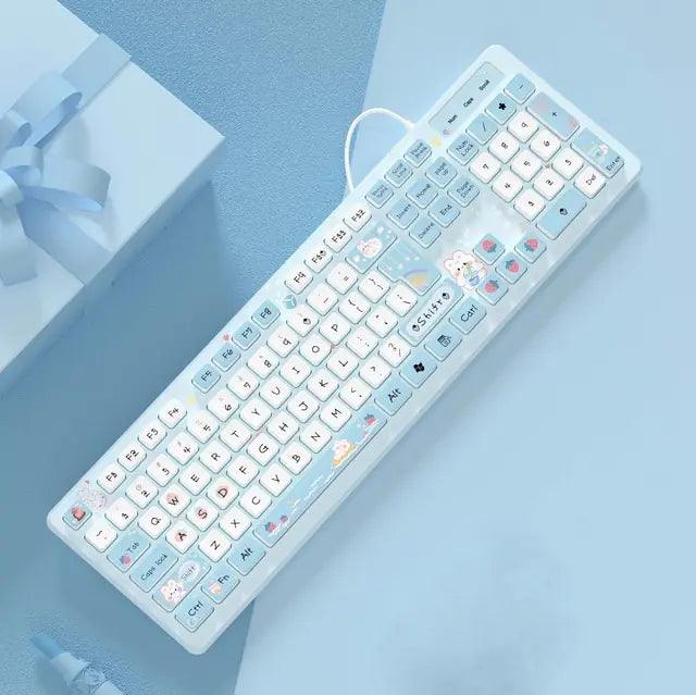 Teclado para juegos, clic silencioso