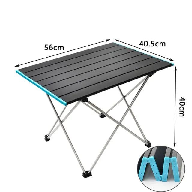 Mesa de camping plegable portátil ultraligera