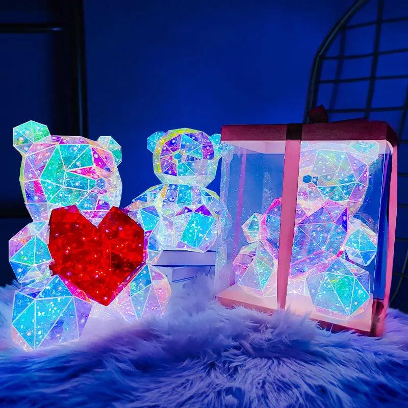 Oso de peluche luminoso LED