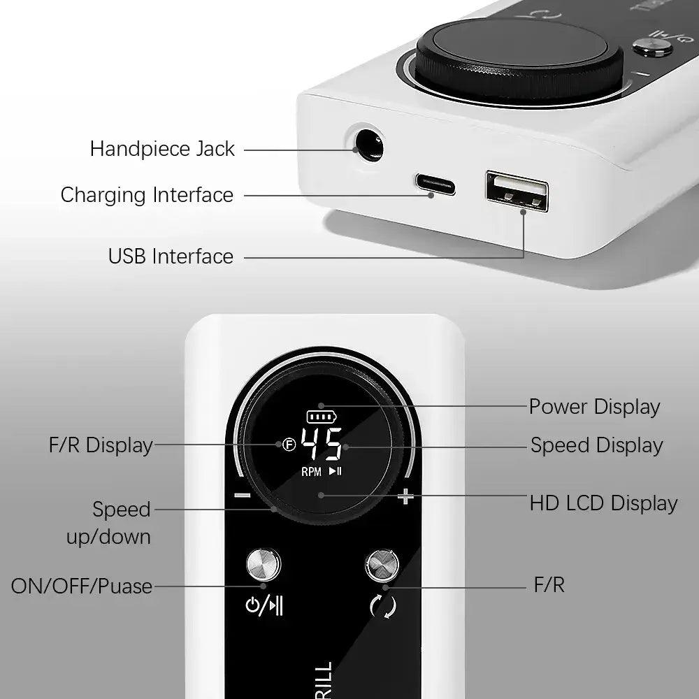 Portable Nail File 45000 RPM