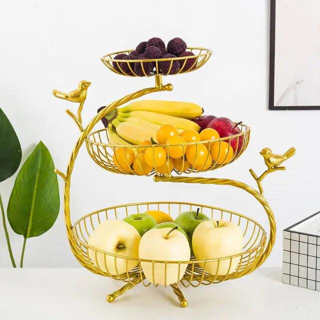 Plato de frutas estilo Feng Shui nórdico