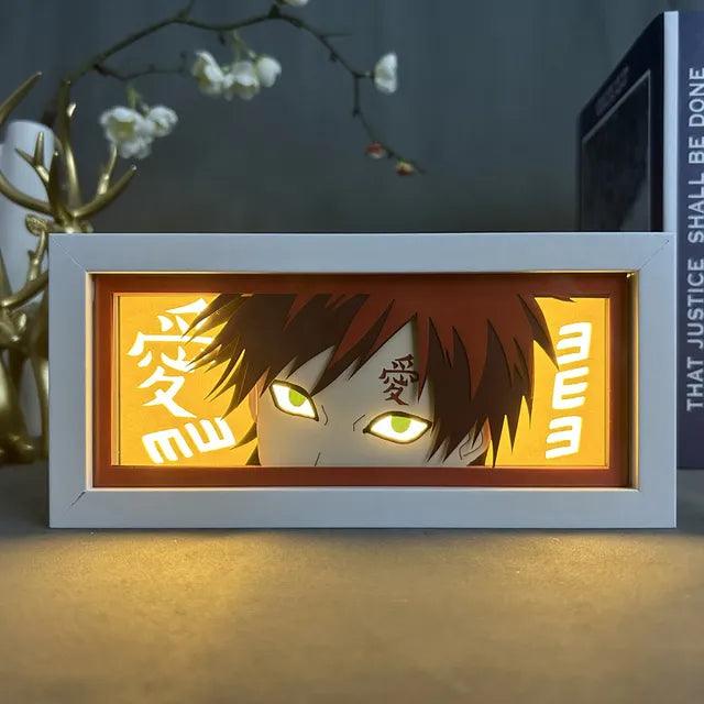 Caja de luz LED de anime 3D