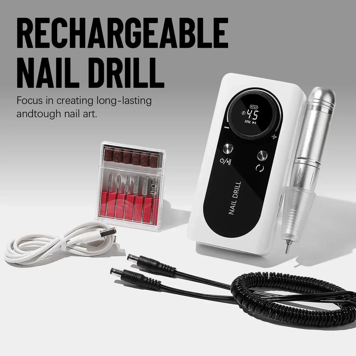 Portable Nail File 45000 RPM