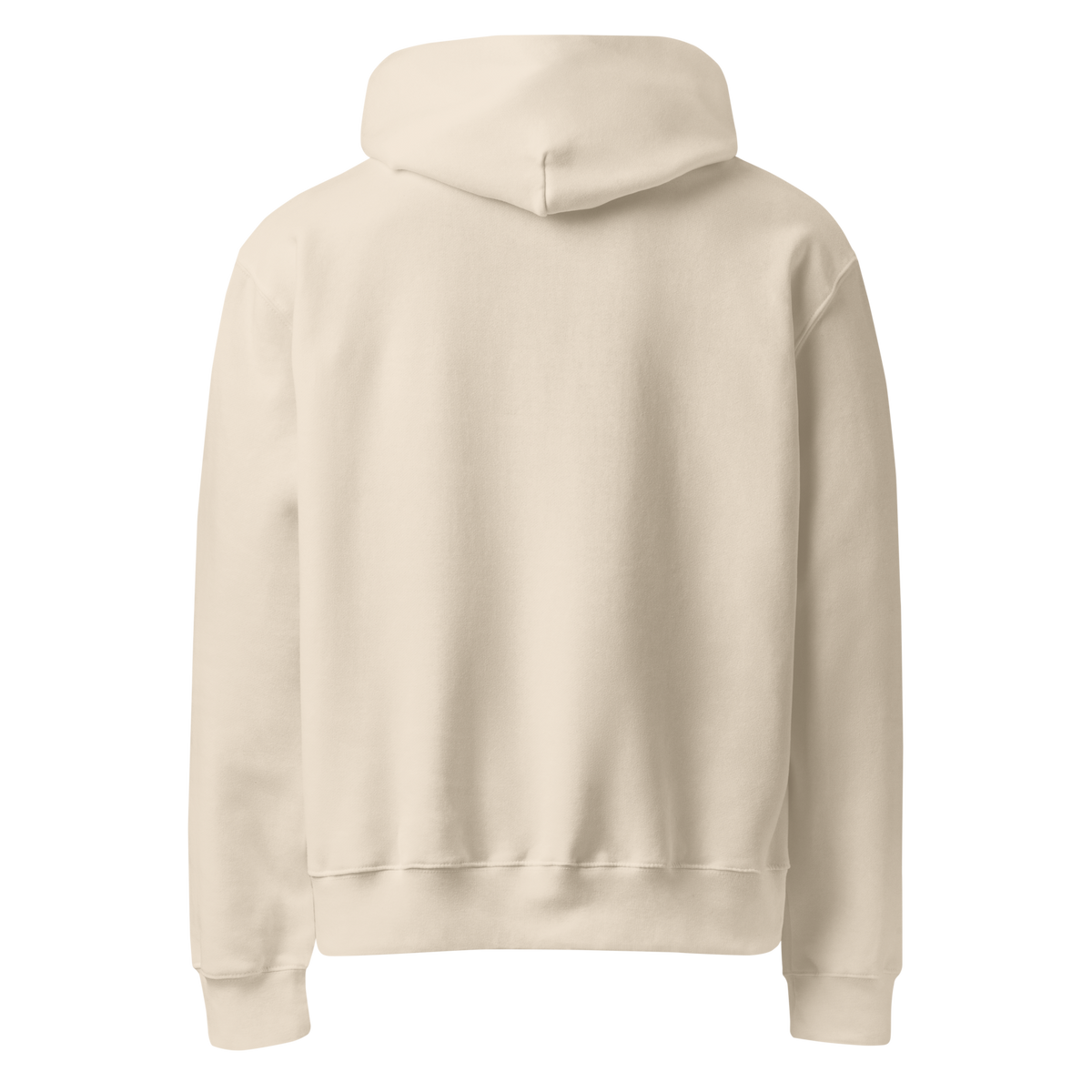 Hoodie Signature coordonné — Écru, dos