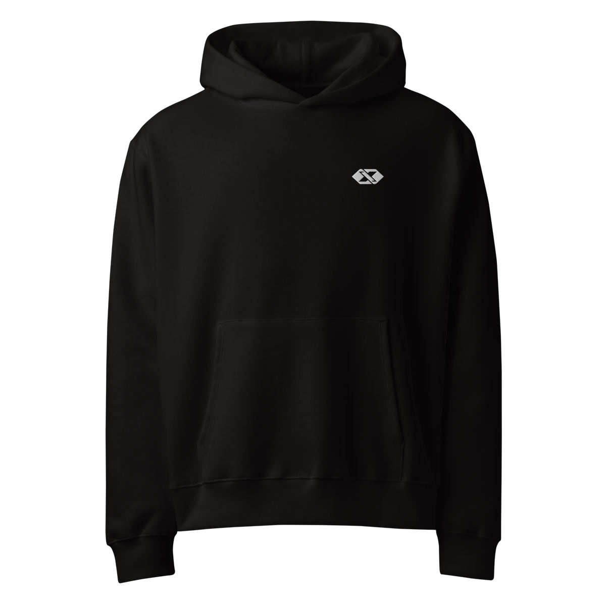 Hoodie Signature coordonné — Noir — Face