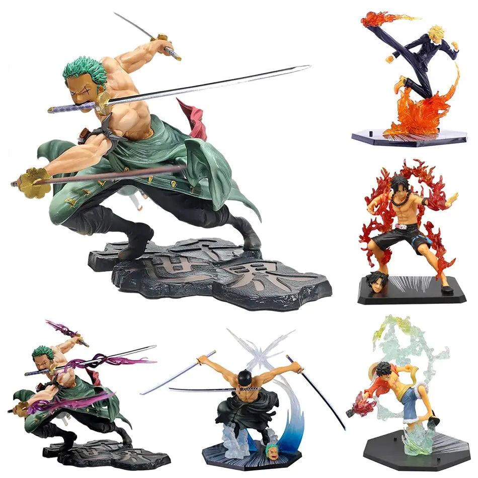 Figurine Zoro à trois lames de 18 cm