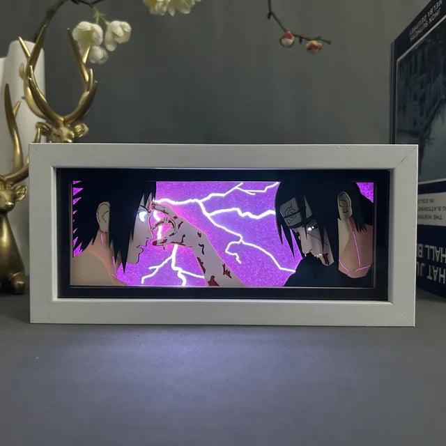 Boîte à lumière LED animée 3D