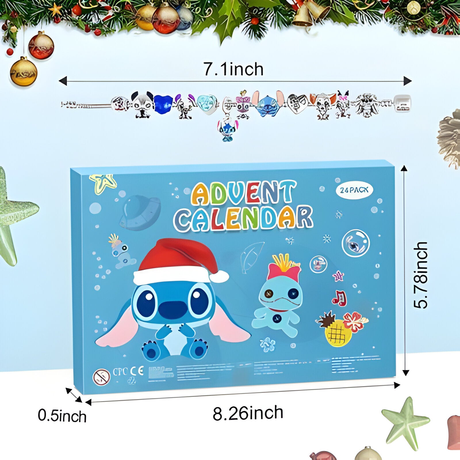 Calendario de Adviento Stitch 2024 - Kit de pulsera DIY