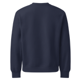 Sweat Signature à col rond — Bleu marine — Dos