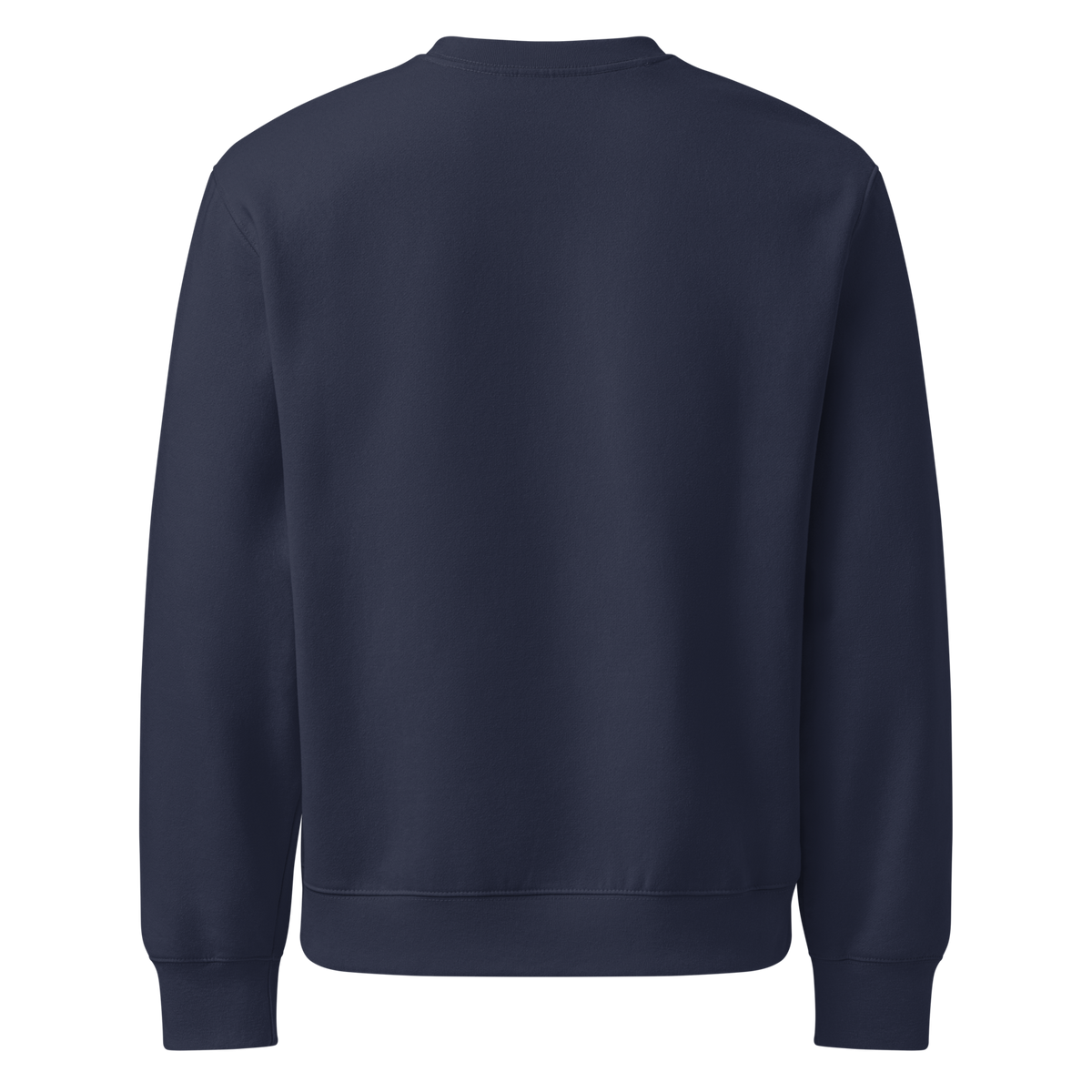 Sweat Signature à col rond — Bleu marine, dos