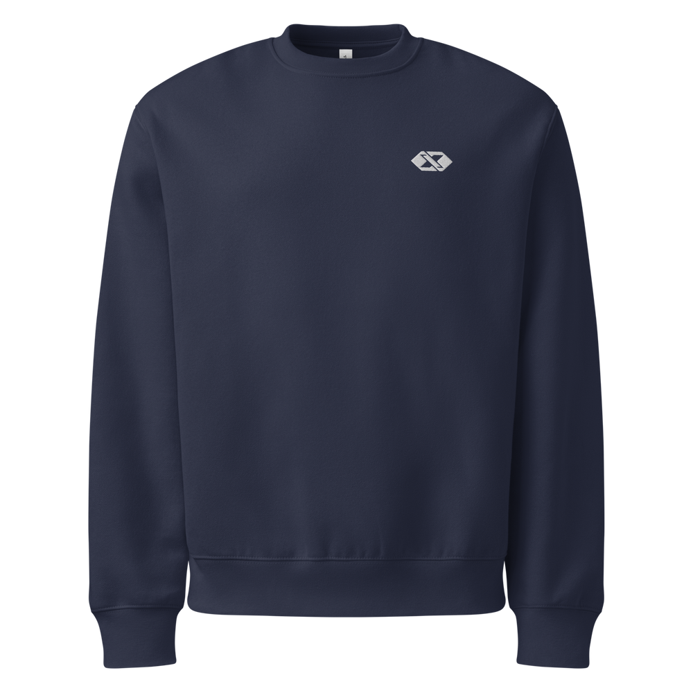 Sweat Signature à col rond — Bleu marine