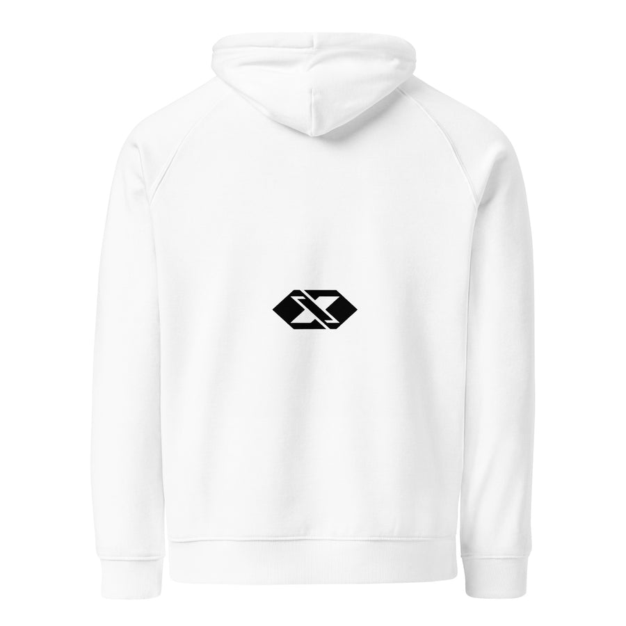 X-FUN STUDIO — Signature-hoodie — Snövit — bakifrån