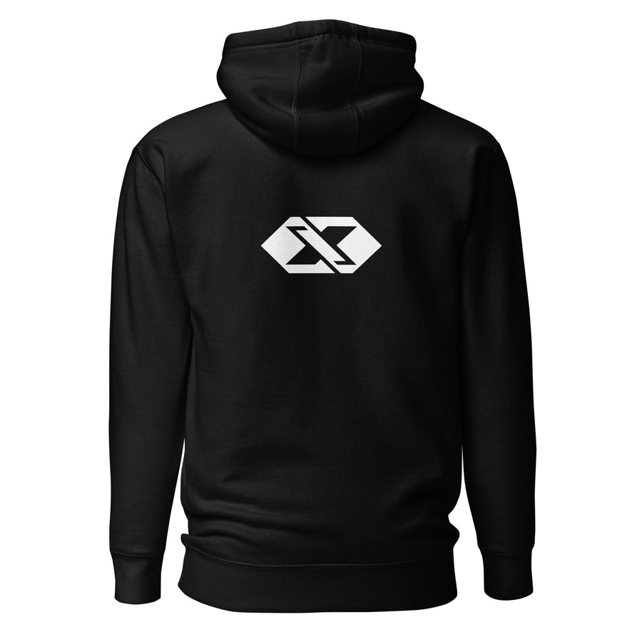 Hoodie Studio — Noir — vue de dos — visuel Printful