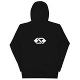 Studio Hoodie — Schwarz — Rückseite