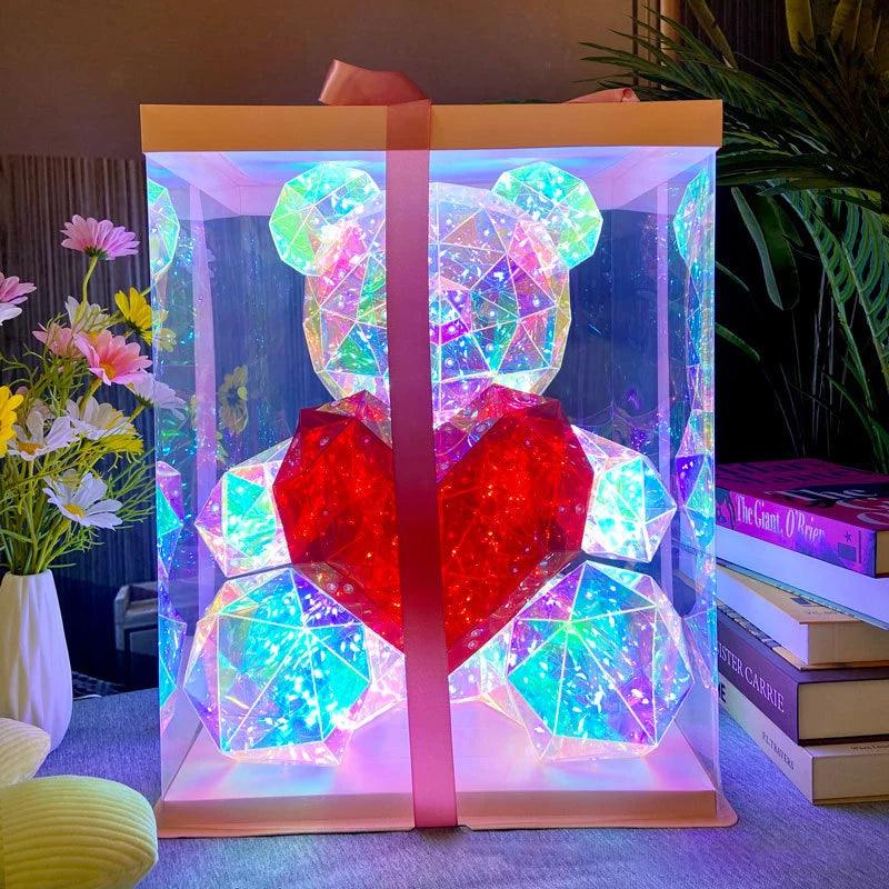 Oso de peluche luminoso LED