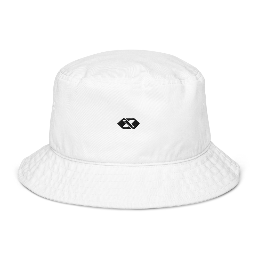 Signature Bucket Hat — White