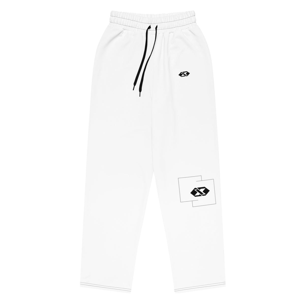 Pantalon Perspective blanc X-FUN STUDIO — vue de face