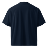 Signature Oversized T-shirt — Navy — Back